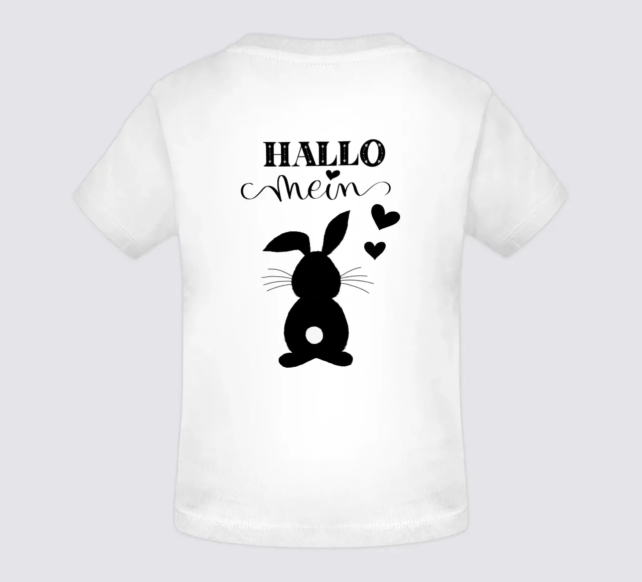 Hello my bunny. Not only cute at Easter. baby t-shirt by CalliLetters