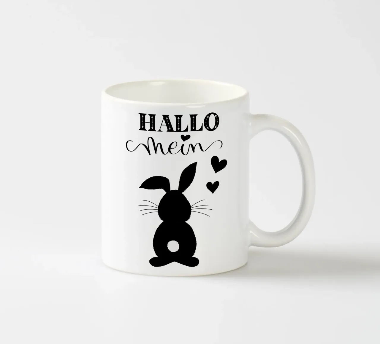Ciao mio coniglietto. Non solo carino a Pasqua. tazza in ceramica da CalliLetters