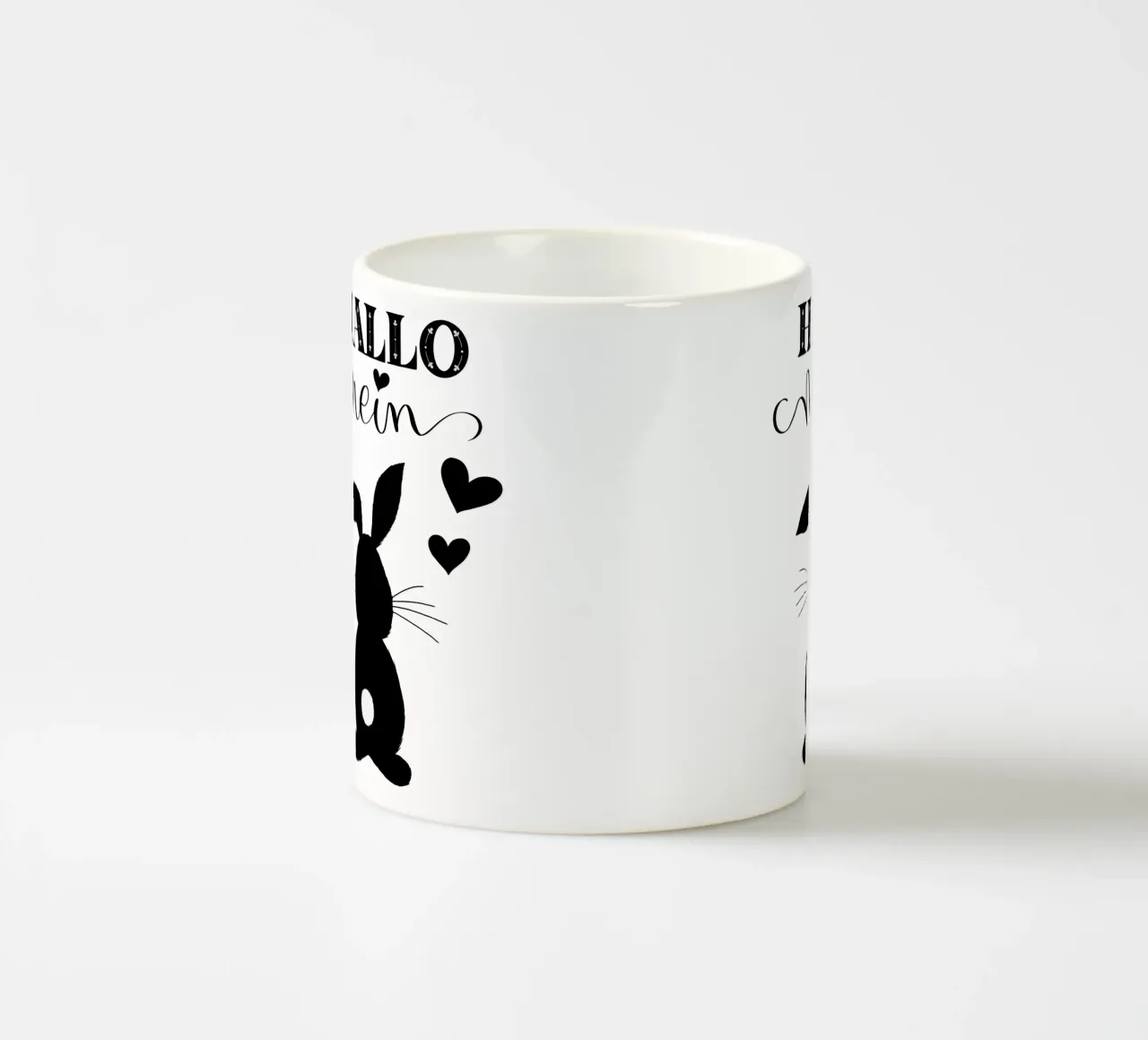 Ciao mio coniglietto. Non solo carino a Pasqua. tazza in ceramica da CalliLetters