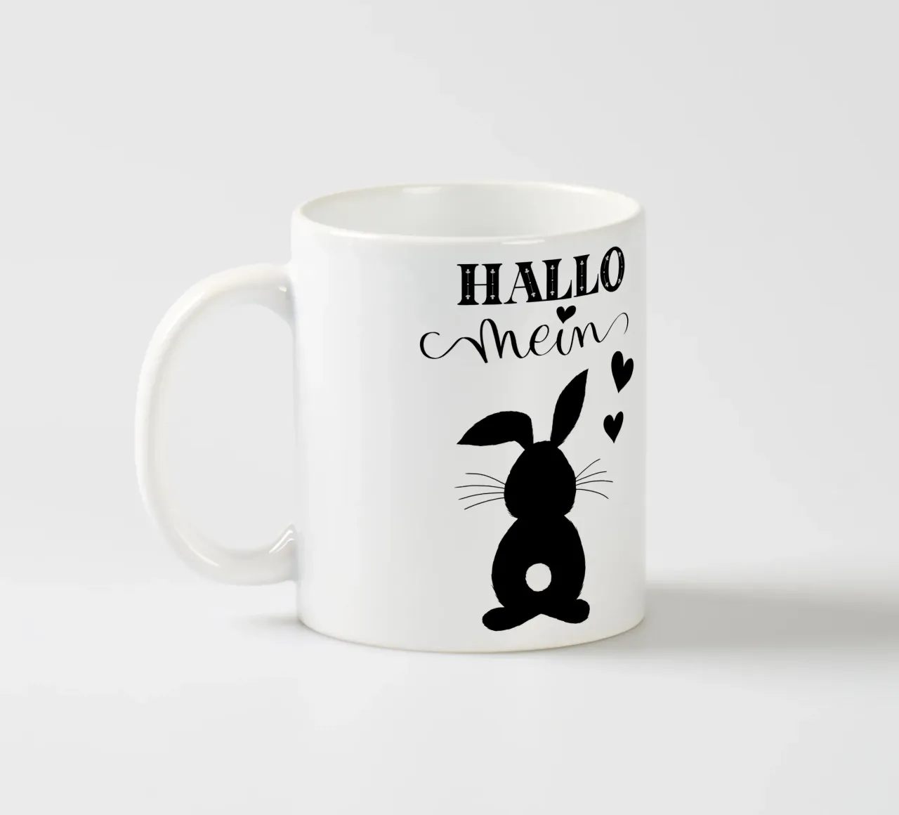 Ciao mio coniglietto. Non solo carino a Pasqua. tazza in ceramica da CalliLetters