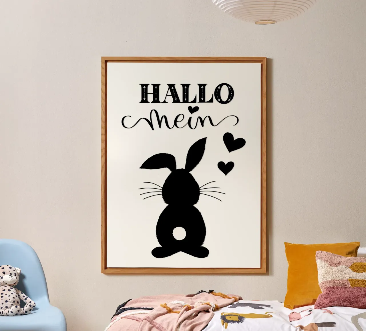 Ciao mio coniglietto. Non solo carino a Pasqua. pannello forex da CalliLetters