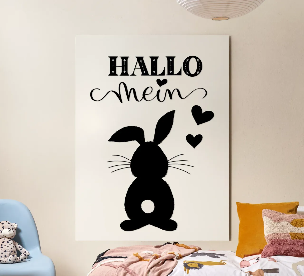 Ciao mio coniglietto. Non solo carino a Pasqua. pannello forex da CalliLetters