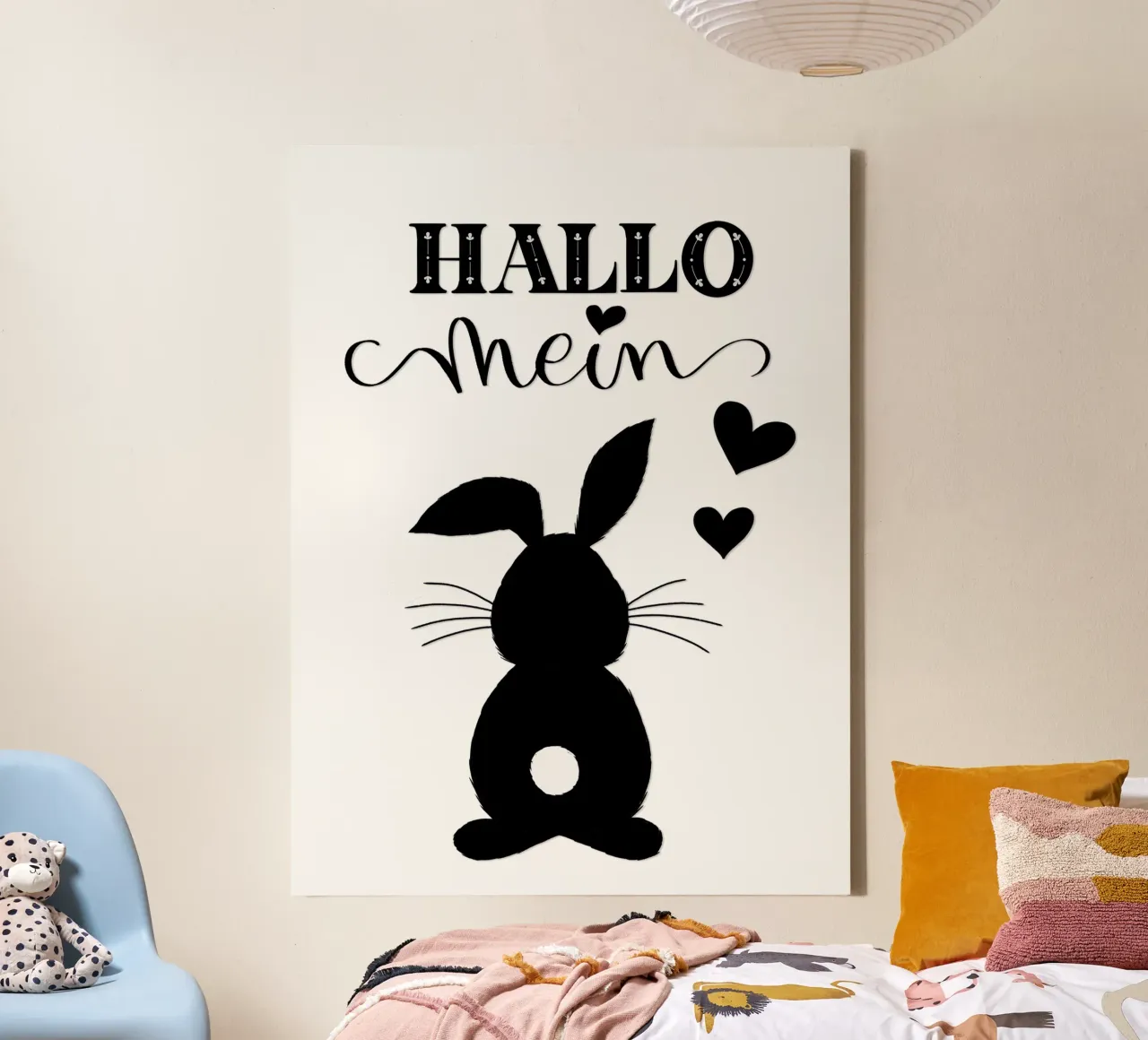 Hello my bunny. Not only cute at Easter. canvas by CalliLetters