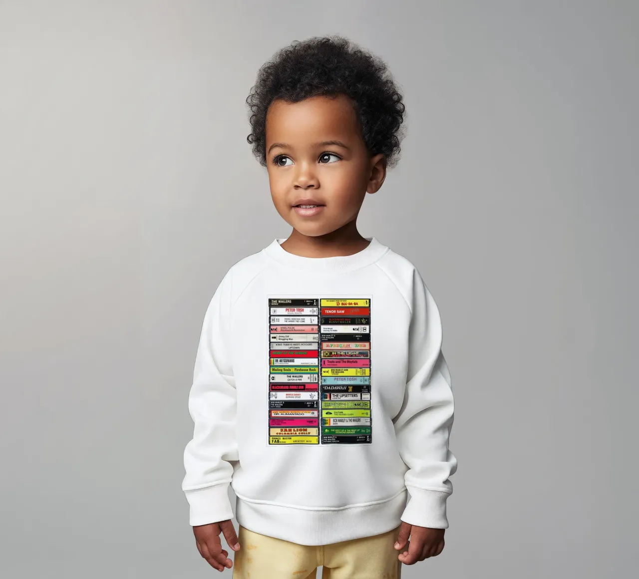 Stampa di musica reggae felpa neonato da MrMustardPrints
