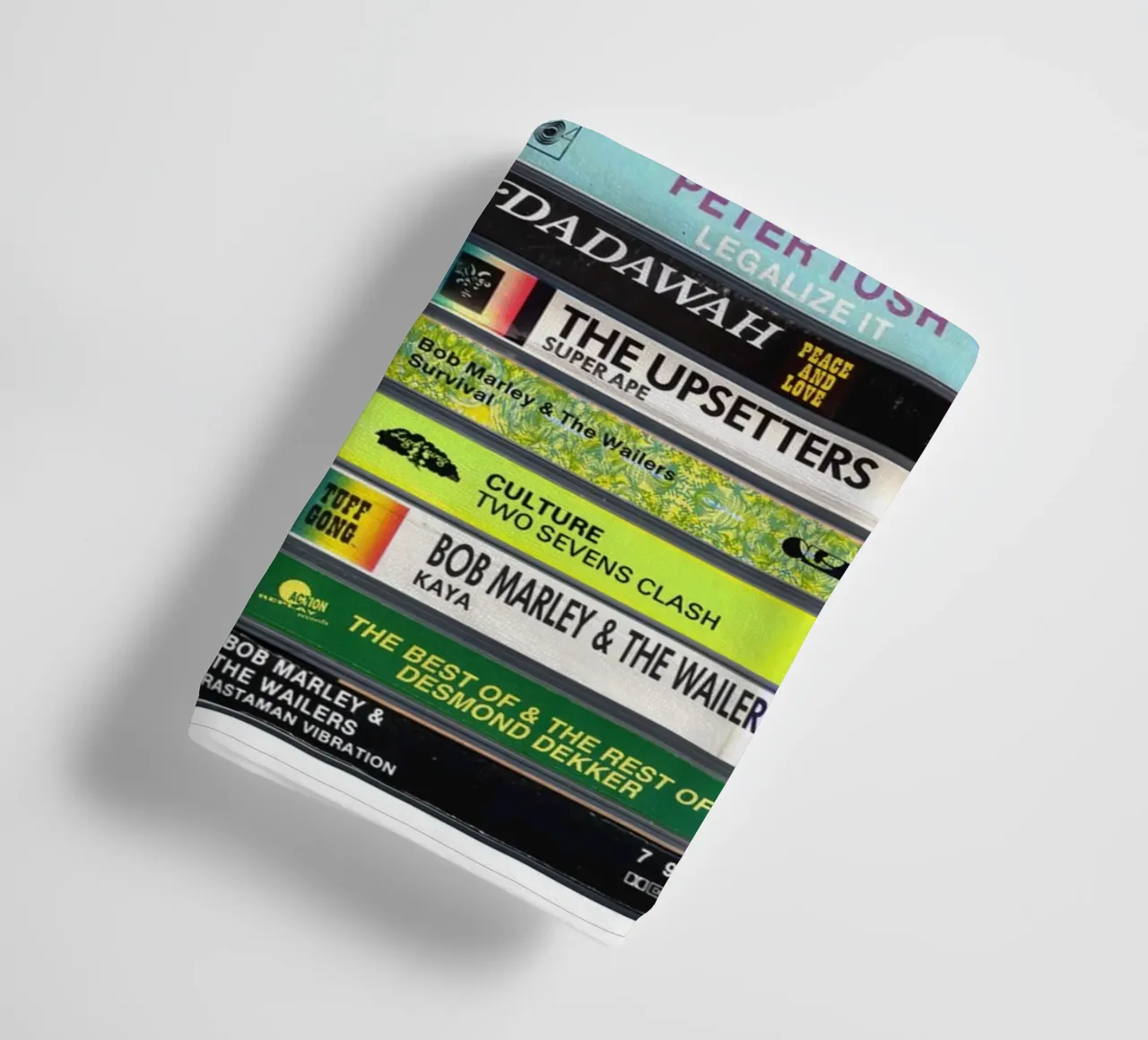 Reggae Music Print towel by MrMustardPrints