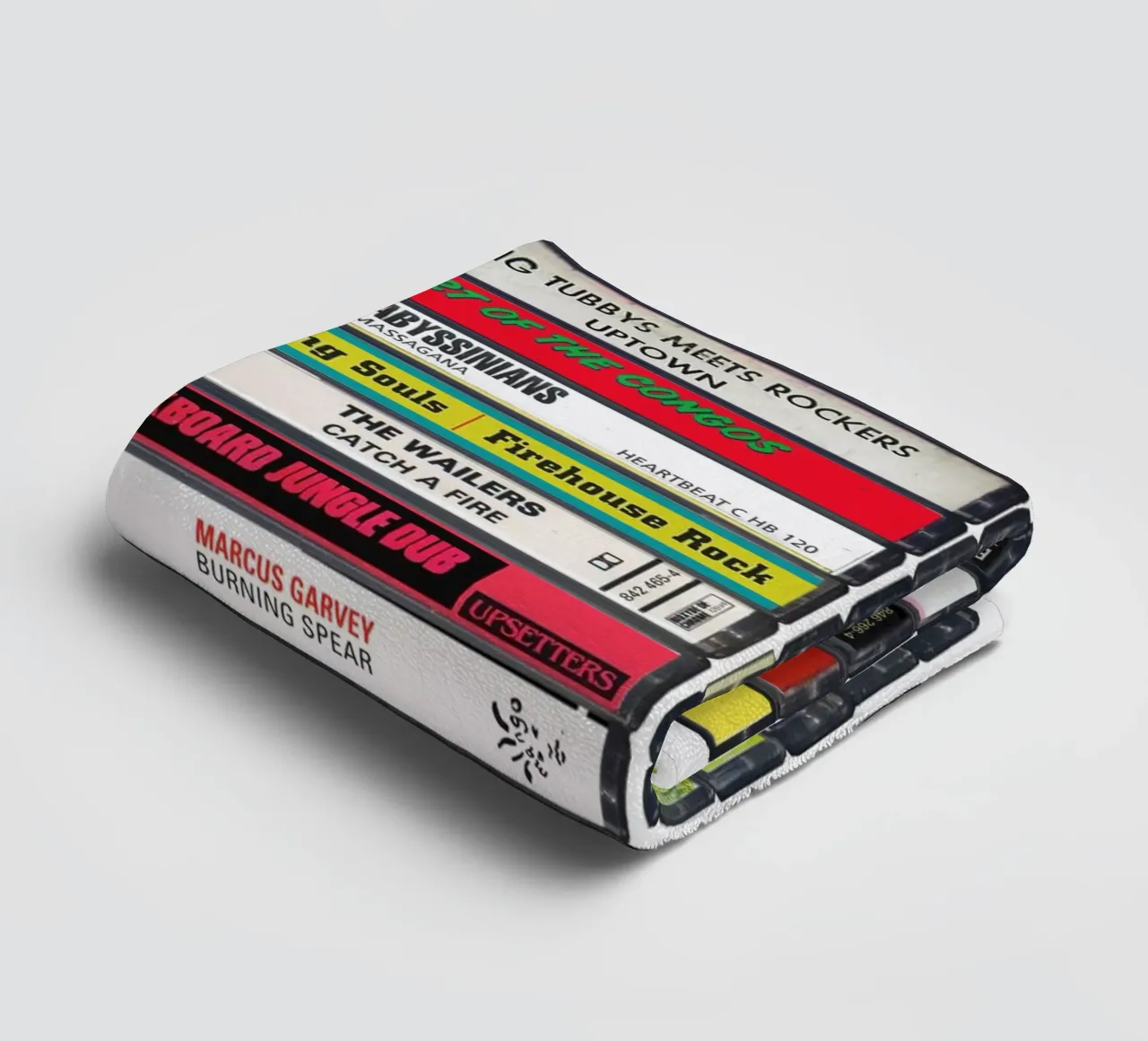 Reggae Music Print towel by MrMustardPrints