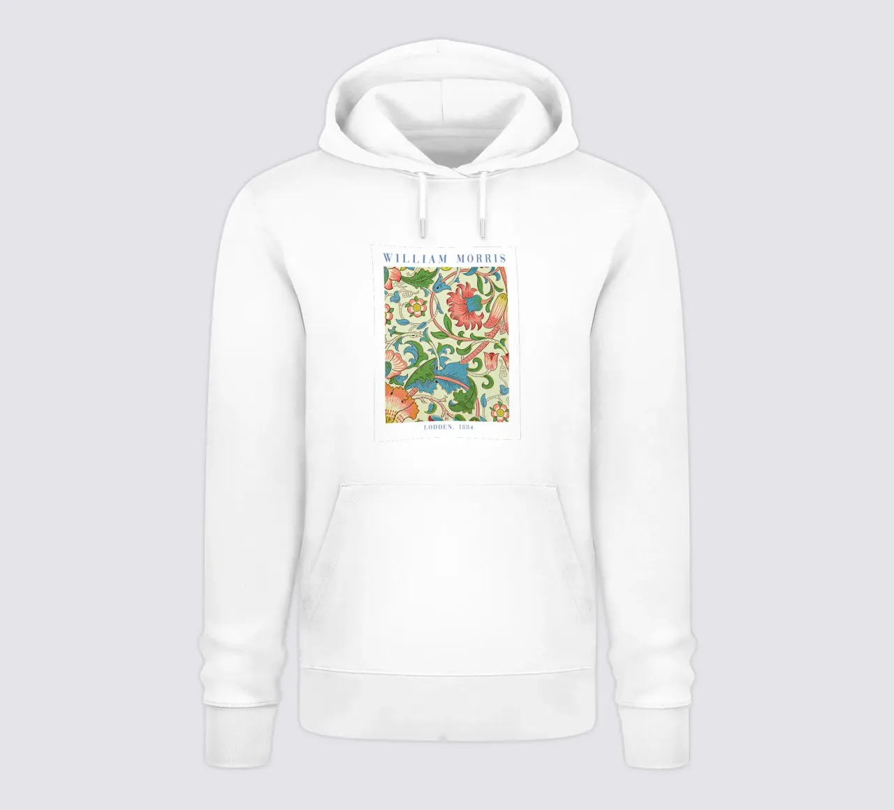 William Morris Lodden Pattern felpa con cappuccio da Vintage Posters