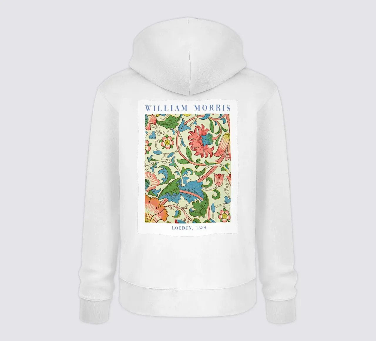William Morris Lodden Pattern felpa con cappuccio da Vintage Posters