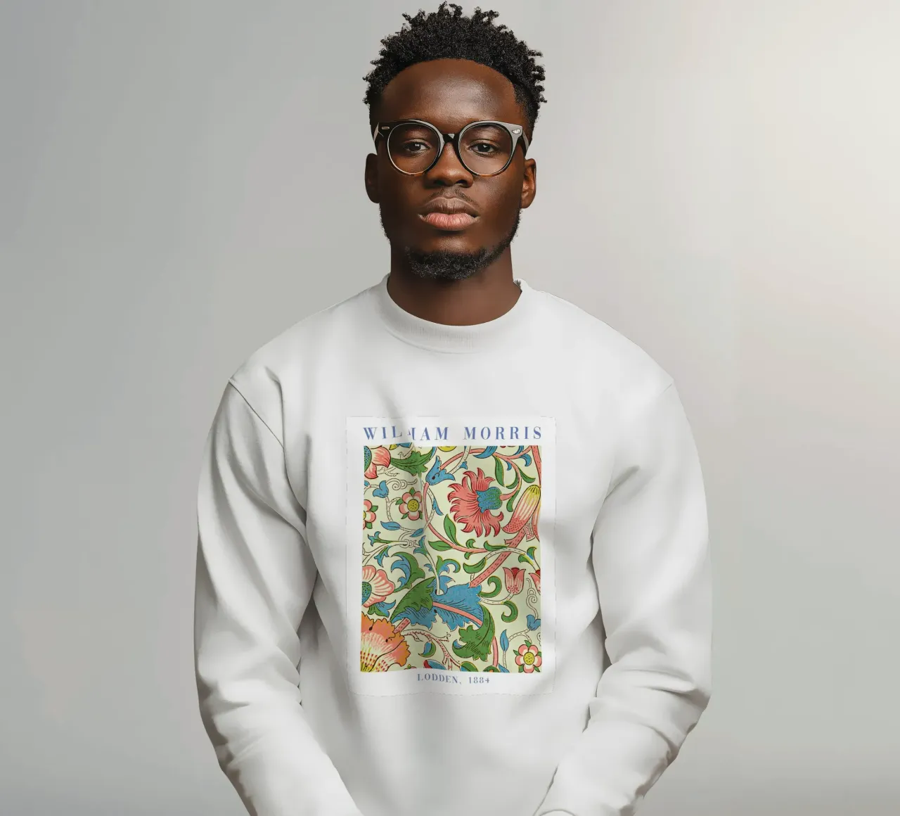 William Morris Lodden Pattern felpa da Vintage Posters