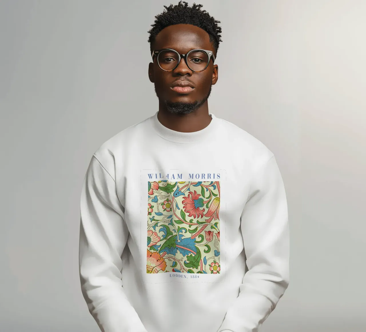 William Morris Lodden Pattern felpa da Vintage Posters