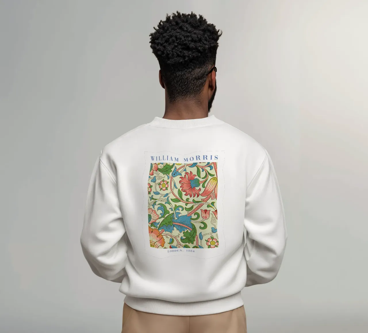 William Morris Lodden Pattern felpa da Vintage Posters