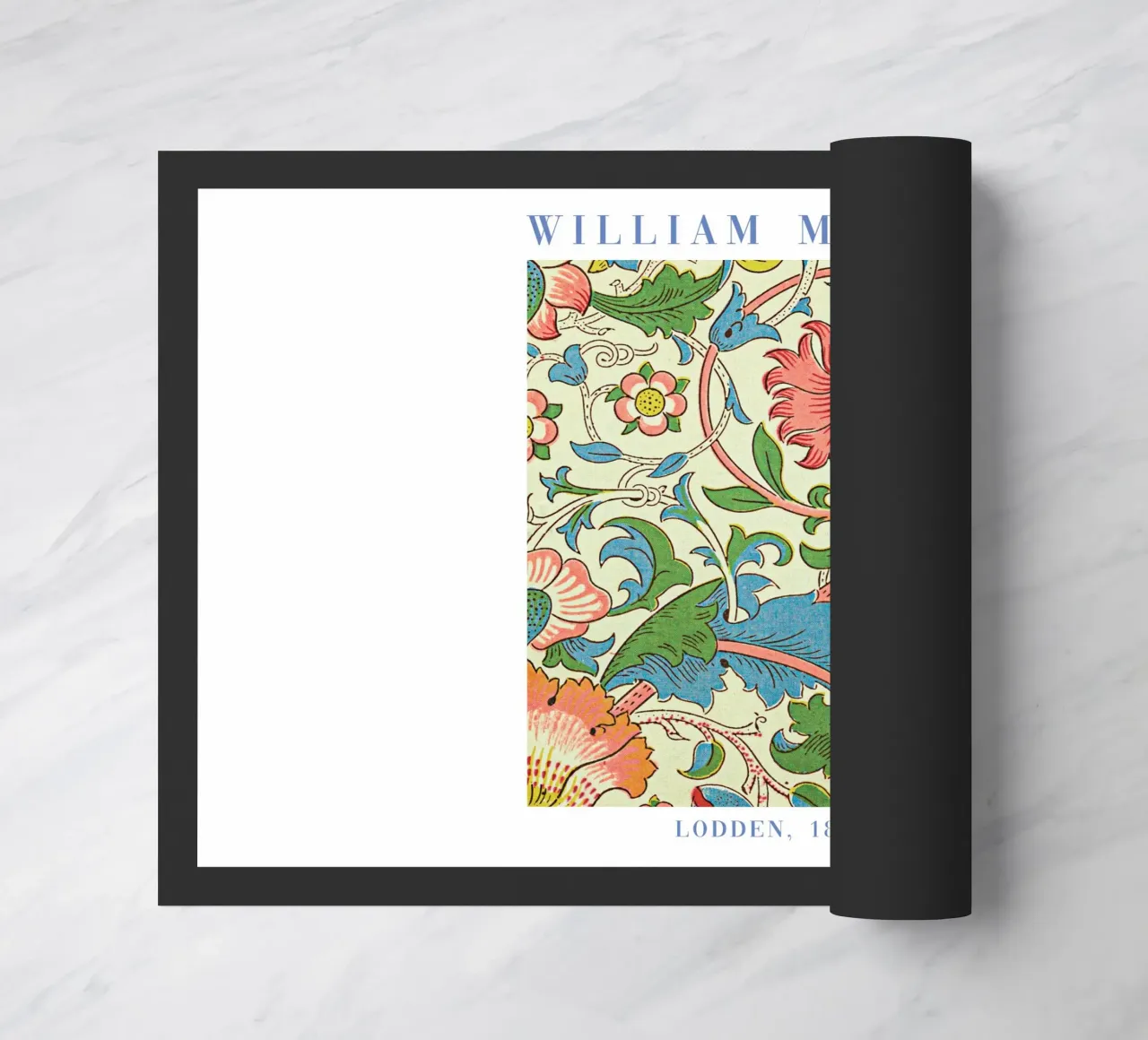 William Morris Lodden Pattern zerbino da Vintage Posters