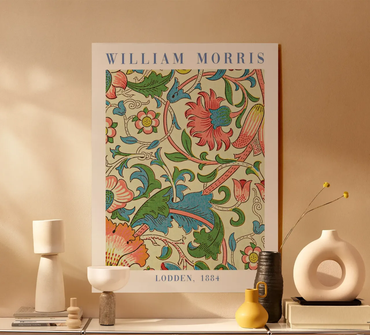 William Morris Lodden Pattern plexiglass da Vintage Posters