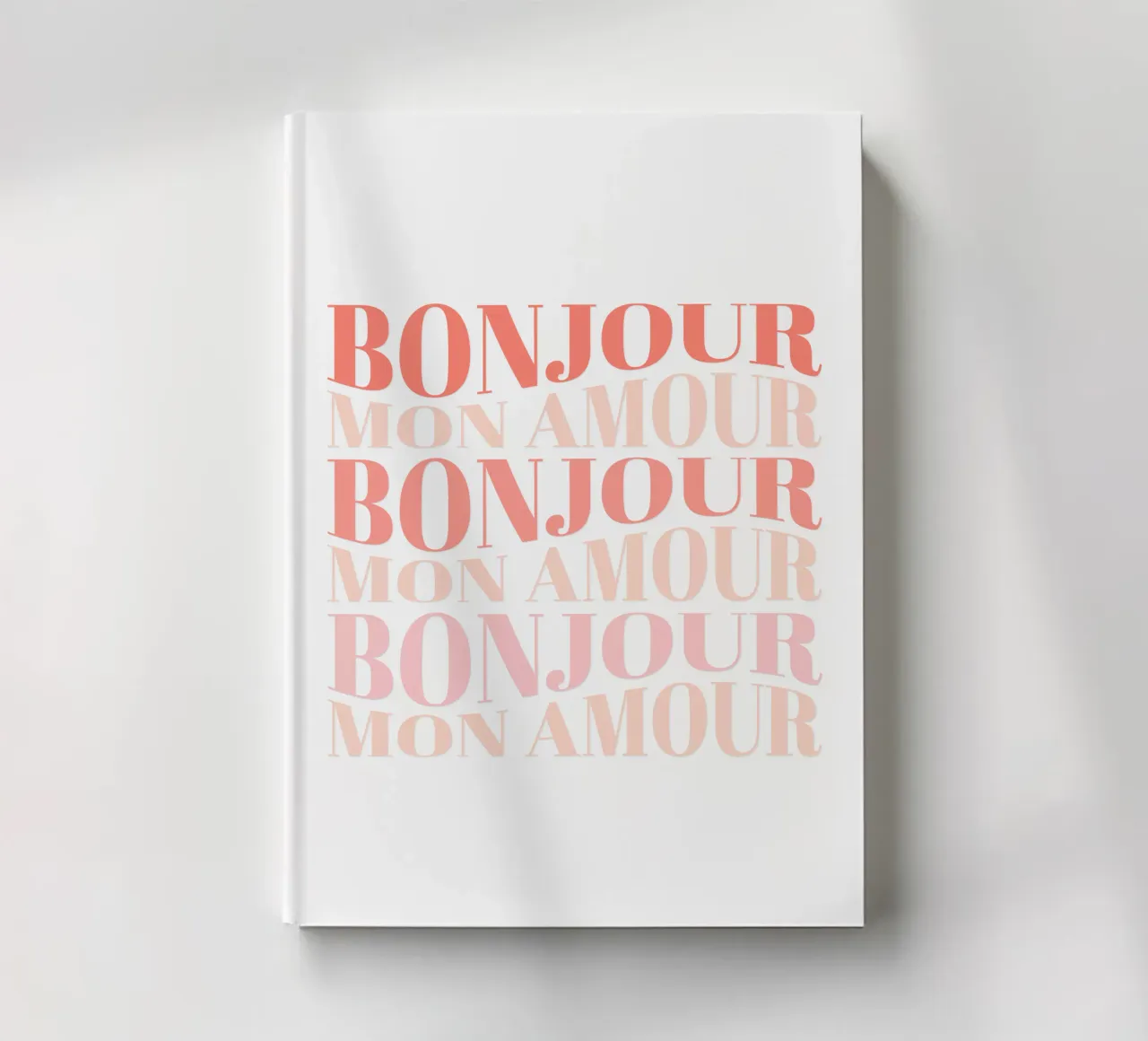 Bonjour, mon Amour. Für Verliebte und Liebende. Notizbuch von CalliLetters
