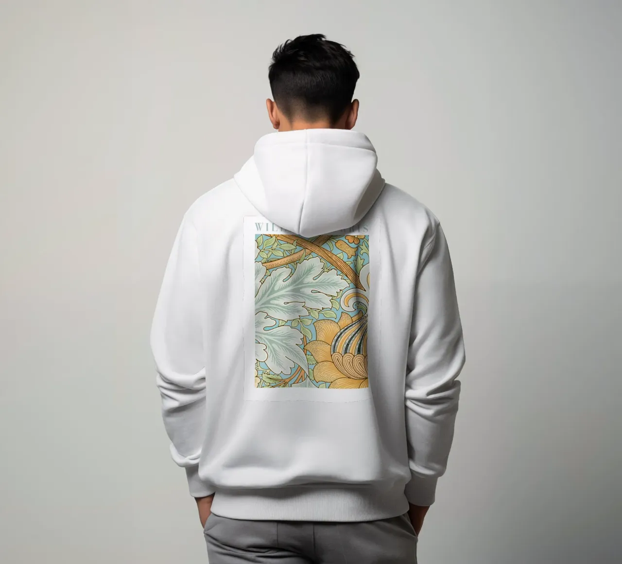 William Morris Design botanico felpa con cappuccio da Vintage Posters