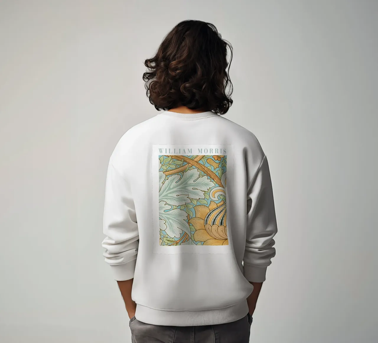 William Morris Design botanico felpa da Vintage Posters