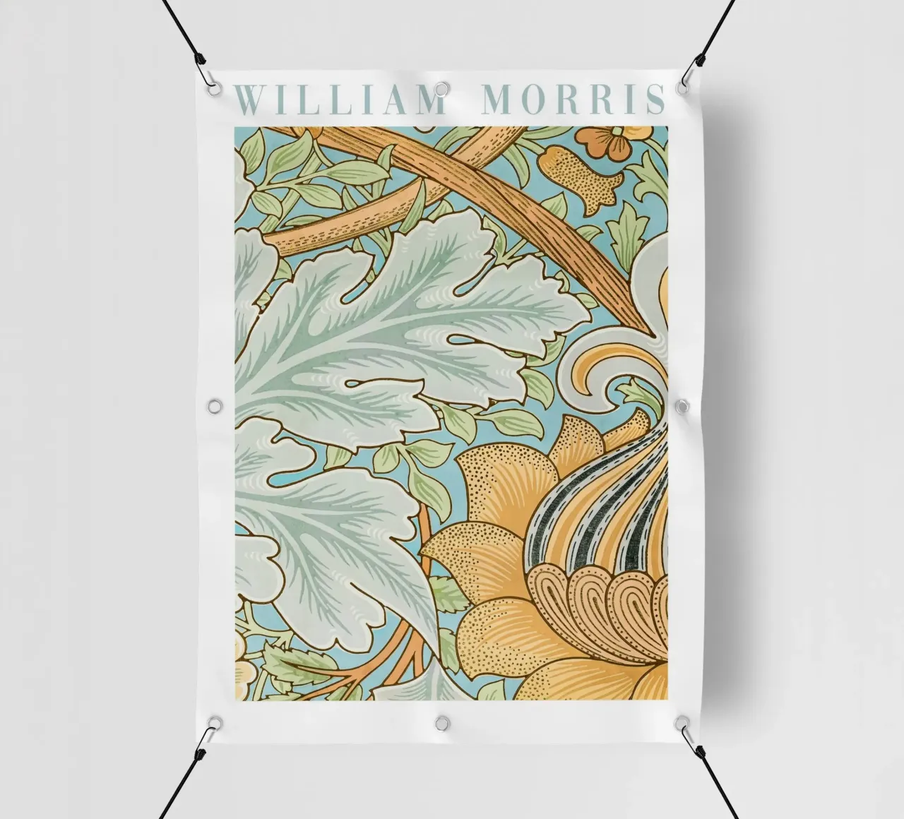 William Morris Design botanico telo in pvc da Vintage Posters