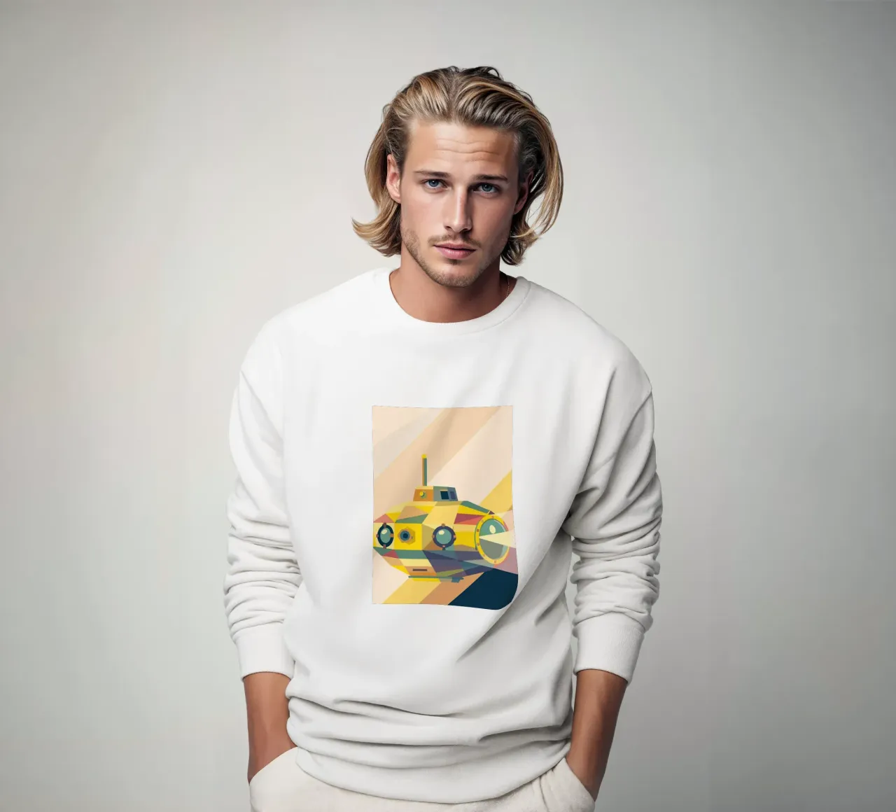 Submarine Underwater sweatshirt by POLYGON SPECIAL