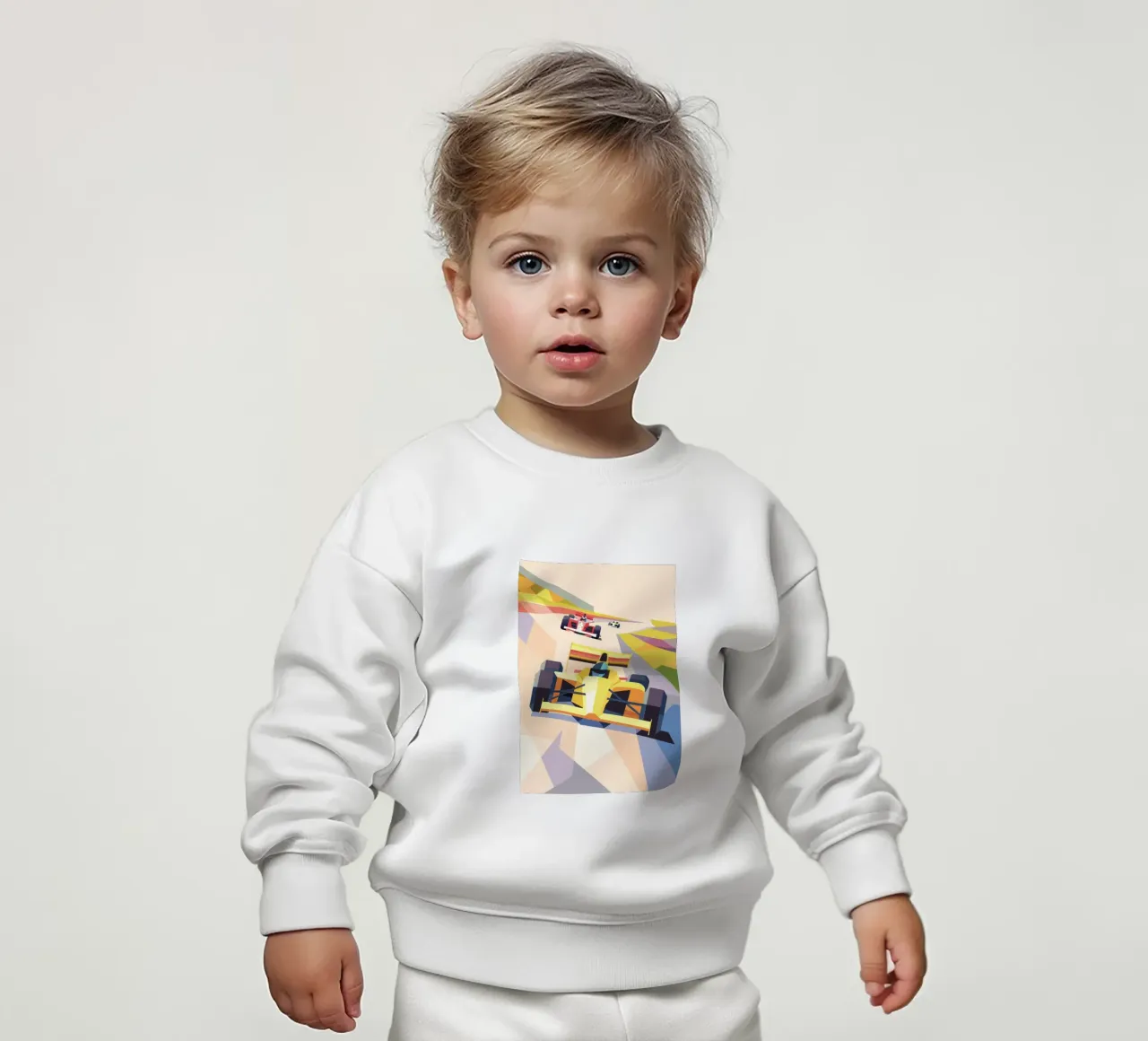 Auto da corsa in pista felpa neonato da POLYGON SPECIAL