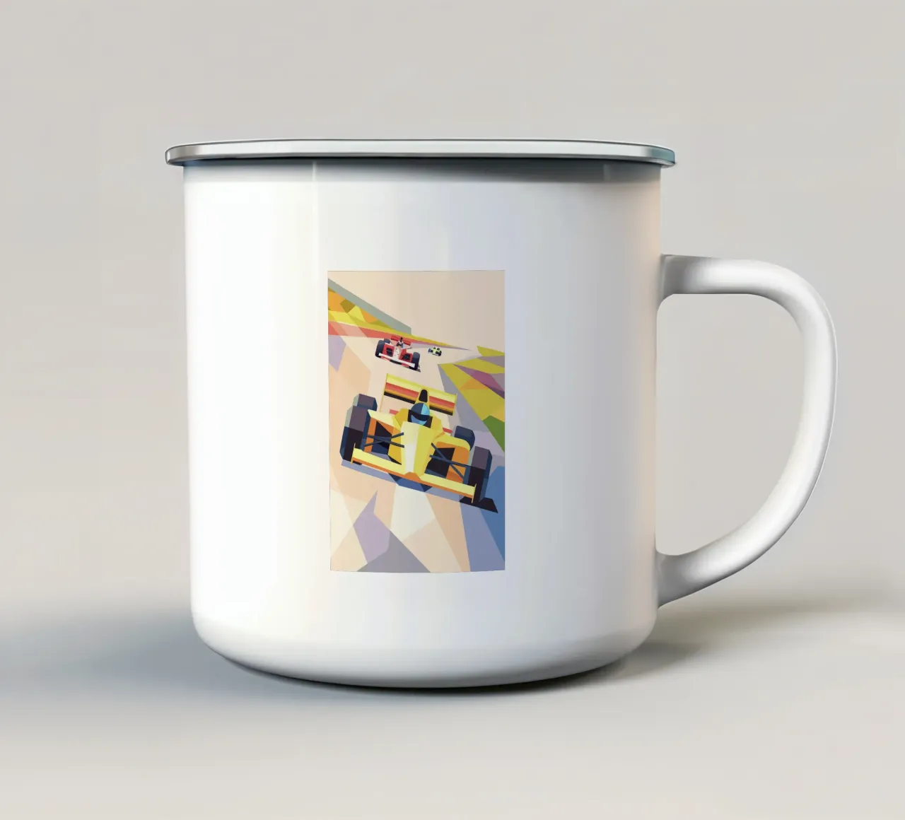 Auto da corsa in pista tazza in smalto da POLYGON SPECIAL