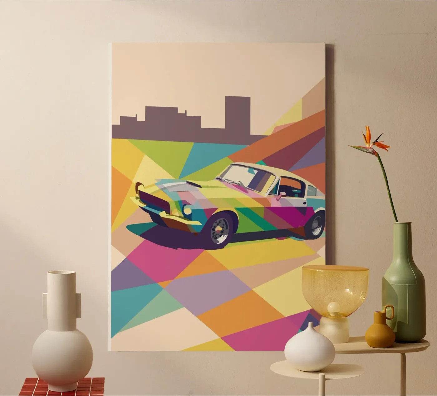 Oldtimer Leinwand von POLYGON SPECIAL