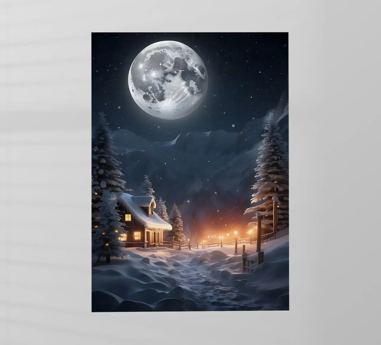 Accogliente notte d'inverno pellicola backlit da LM2Kone II