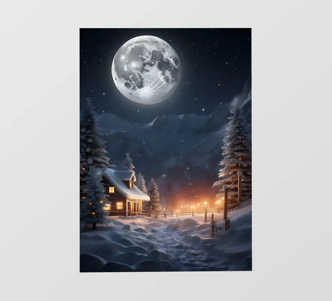 Accogliente notte d'inverno pellicola backlit da LM2Kone II