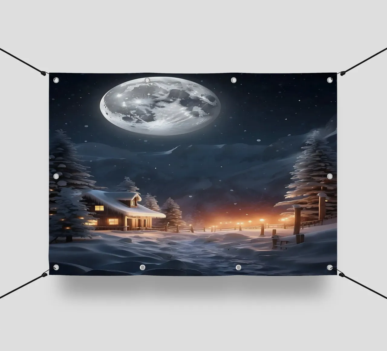 Accogliente notte d'inverno telo in pvc da LM2Kone II