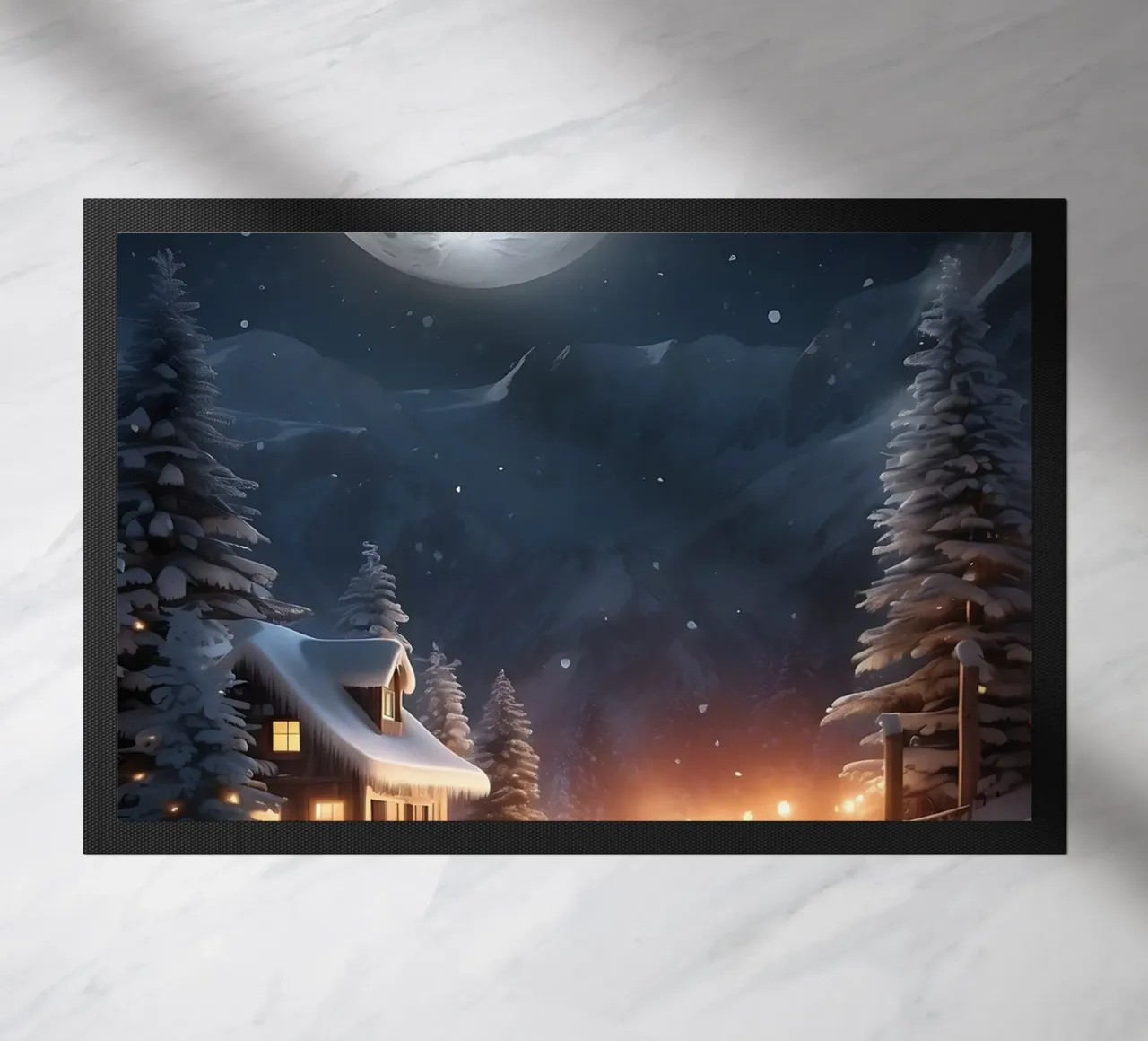 Accogliente notte d'inverno zerbino da LM2Kone II