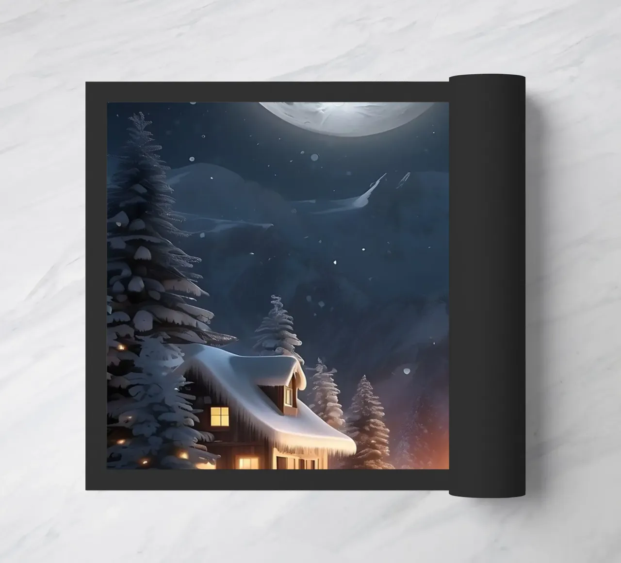 Accogliente notte d'inverno zerbino da LM2Kone II