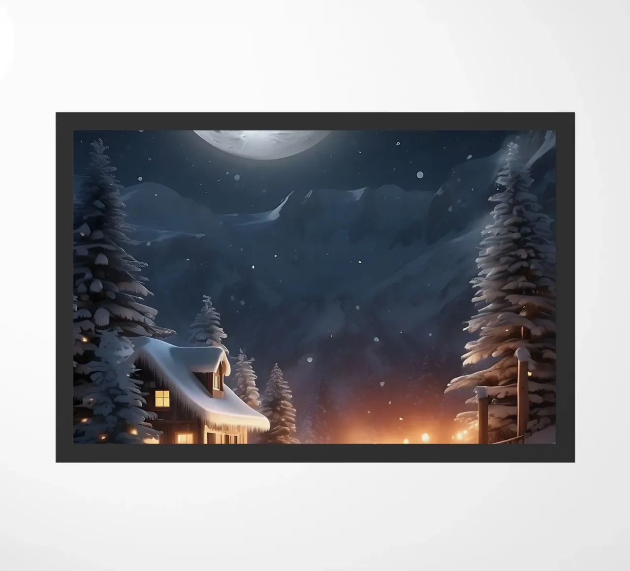 Accogliente notte d'inverno zerbino da LM2Kone II