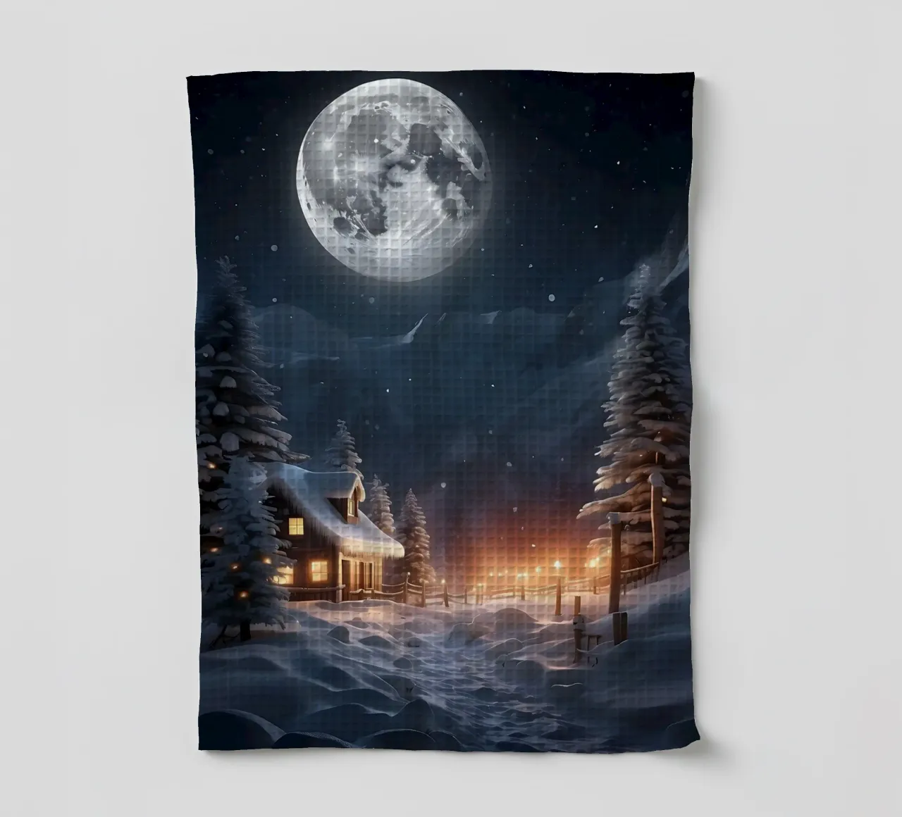 Accogliente notte d'inverno canovaccio da cucina da LM2Kone II