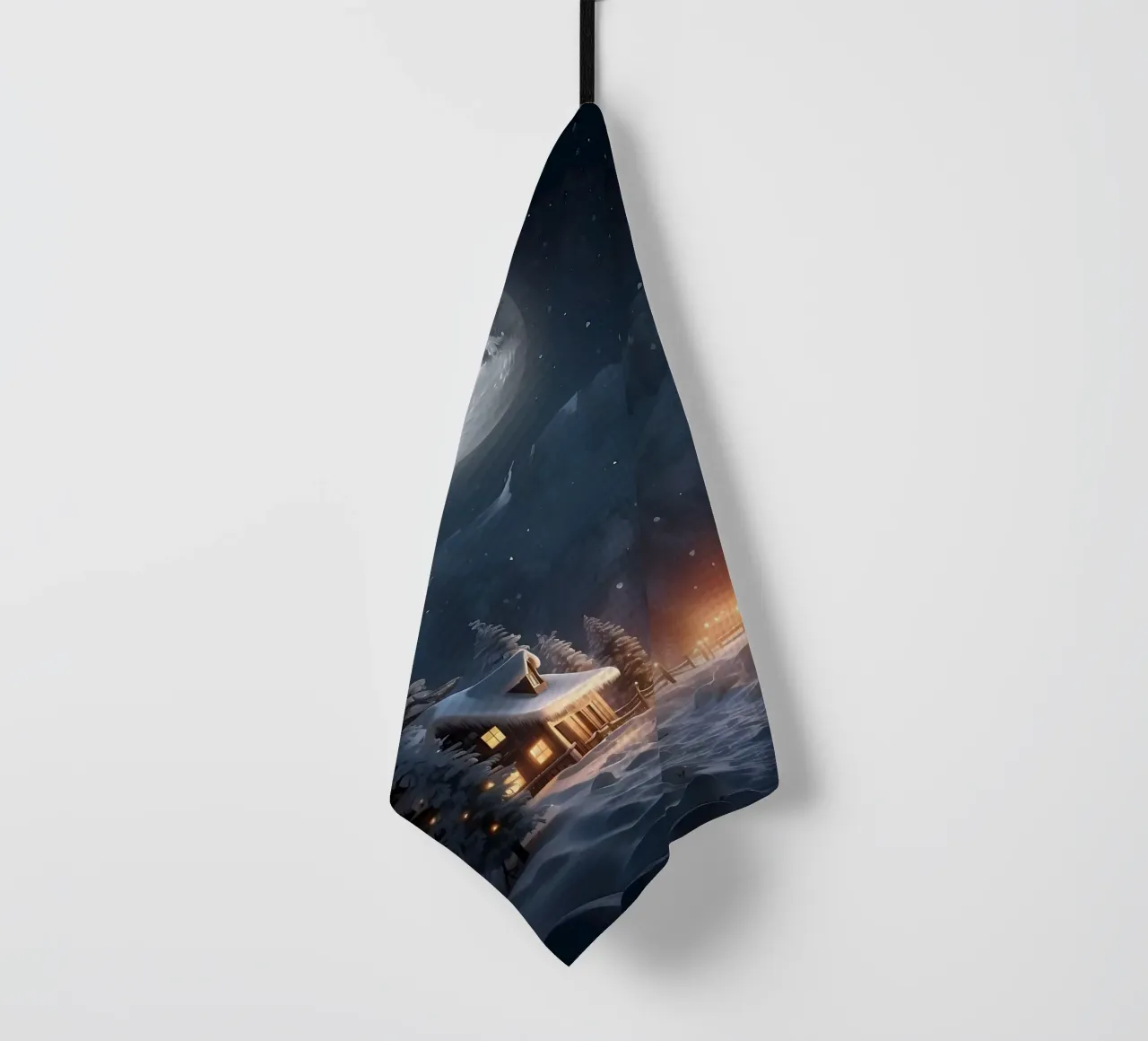 Accogliente notte d'inverno canovaccio da cucina da LM2Kone II