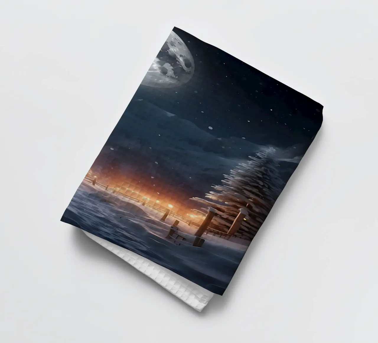 Accogliente notte d'inverno canovaccio da cucina da LM2Kone II