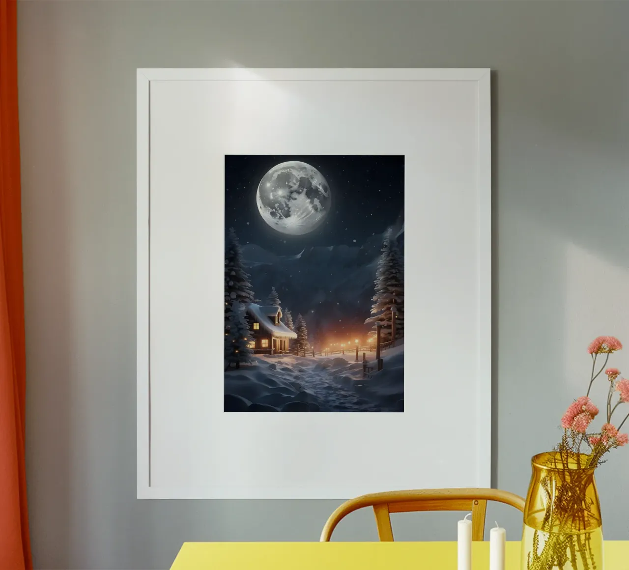 Accogliente notte d'inverno carta hahnemühle da LM2Kone II