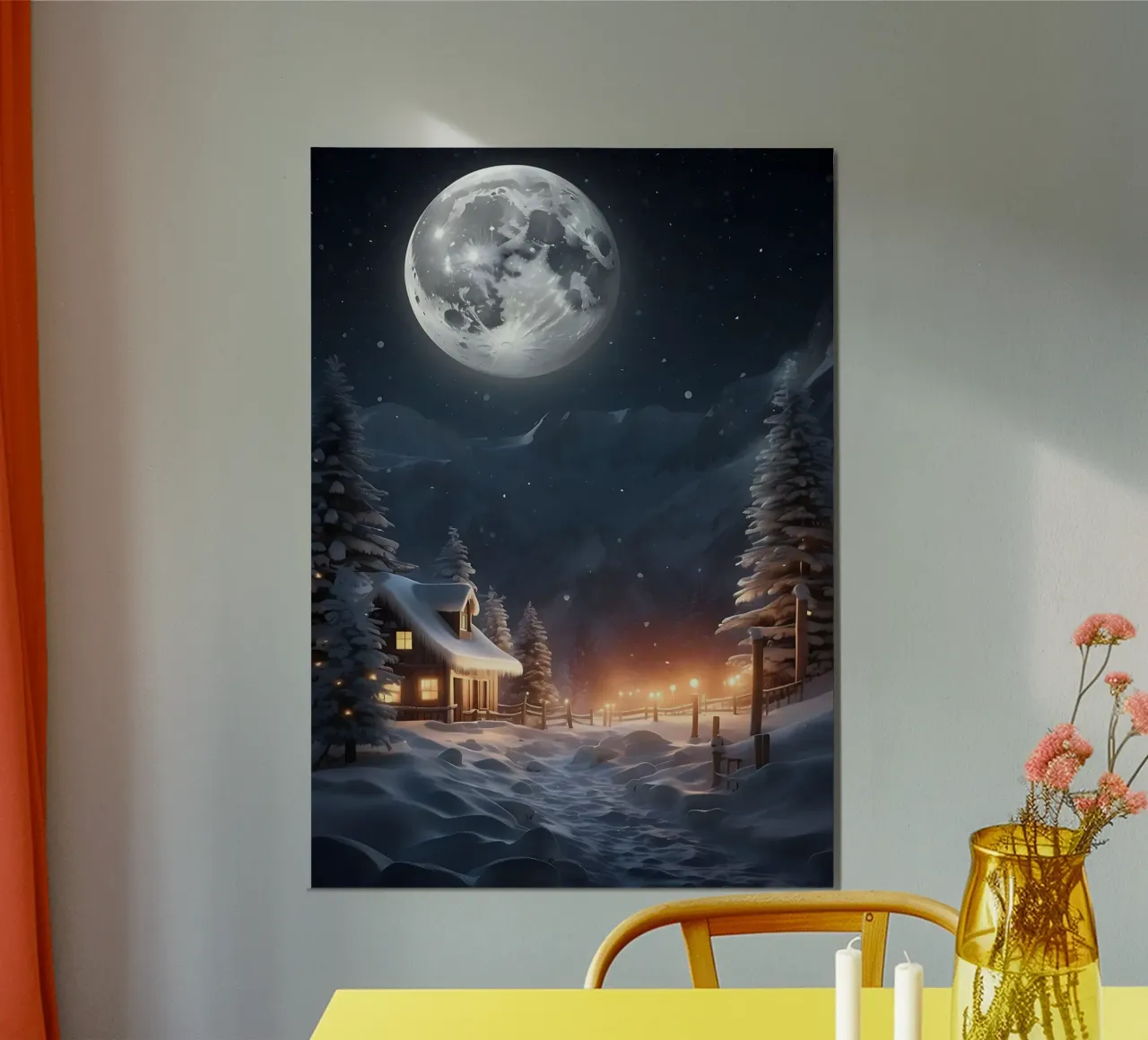 Accogliente notte d'inverno carta hahnemühle da LM2Kone II