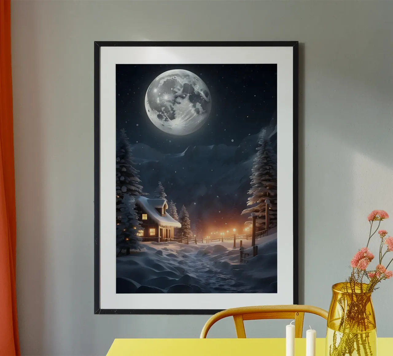 Accogliente notte d'inverno carta hahnemühle da LM2Kone II