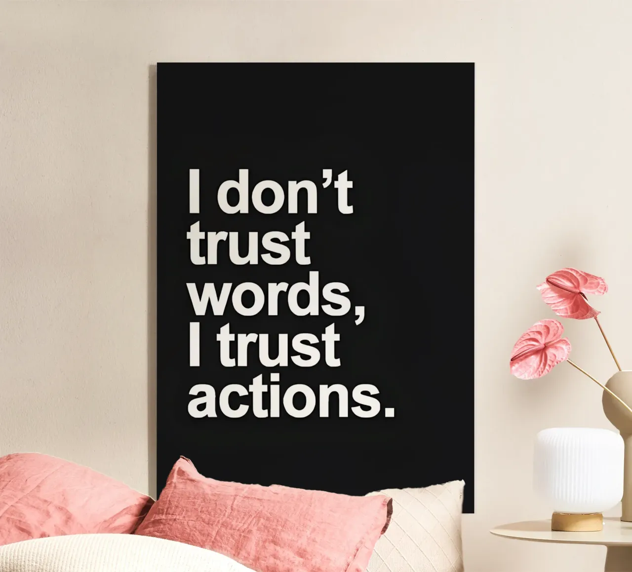 I trust actions plexiglass da QuoteFrame