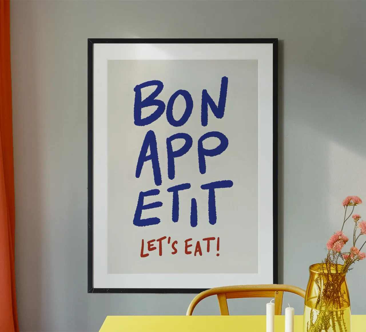 Lest eat poster da QuoteFrame