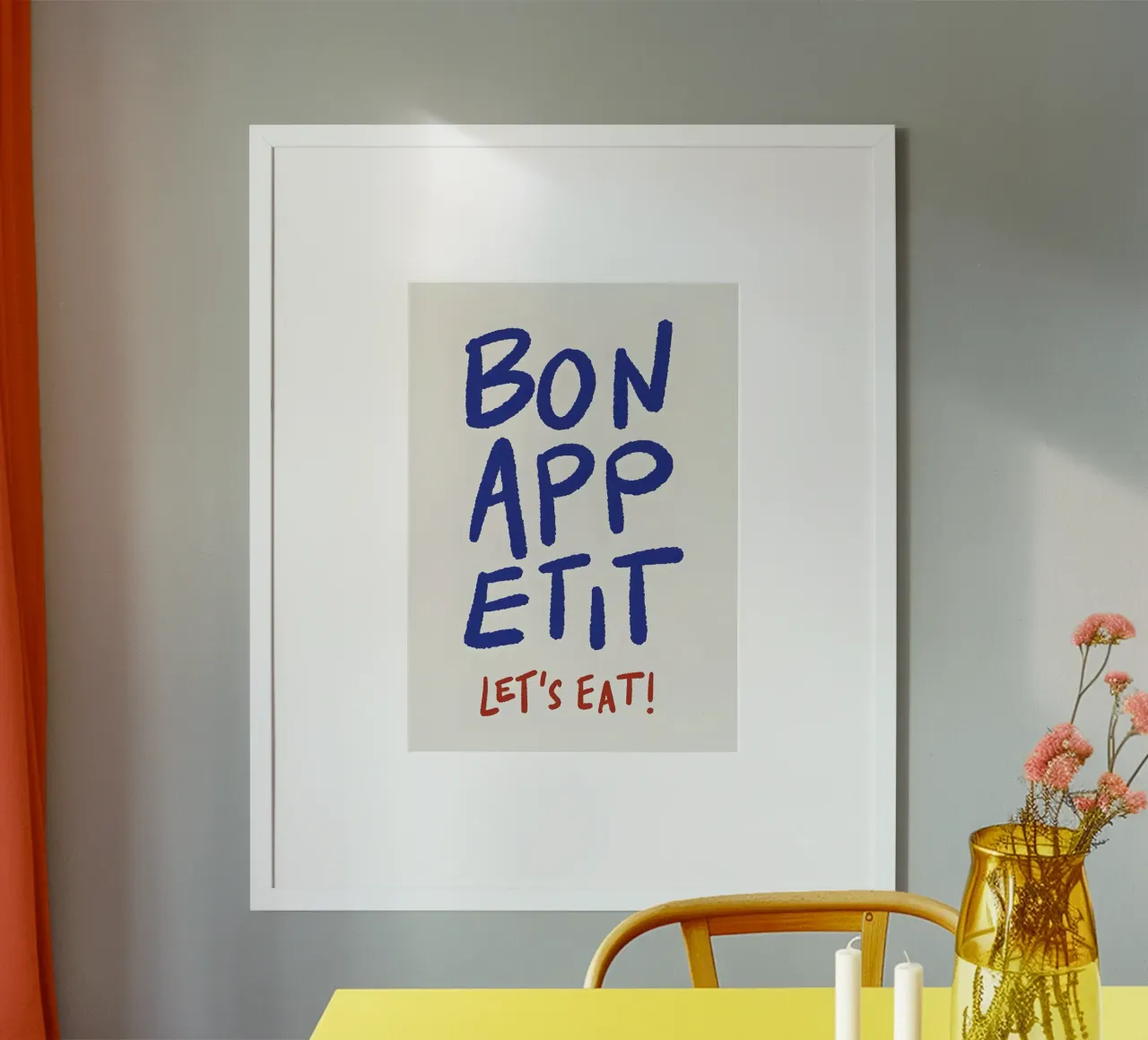 Lest eat poster da QuoteFrame