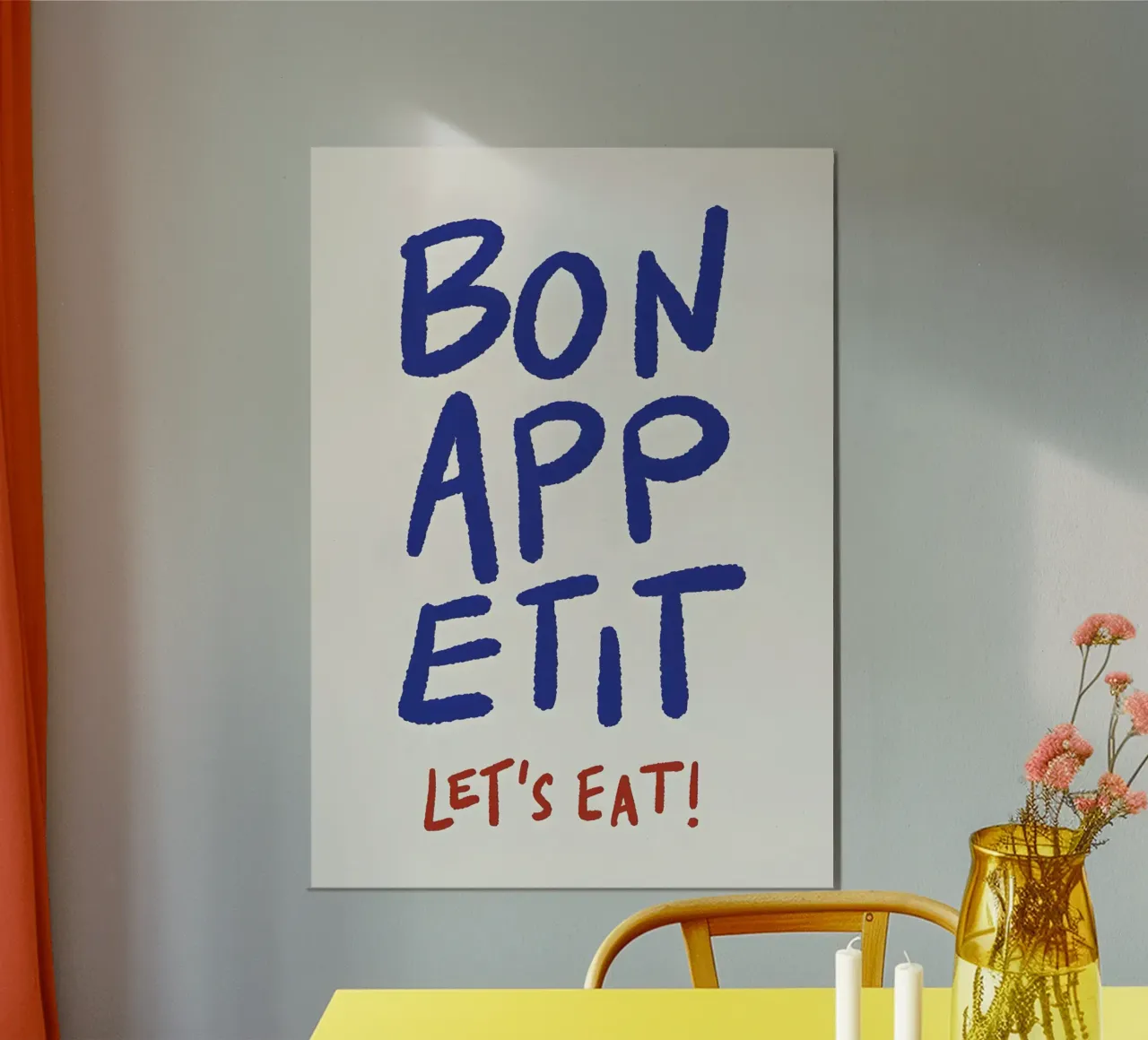 Lest eat poster da QuoteFrame