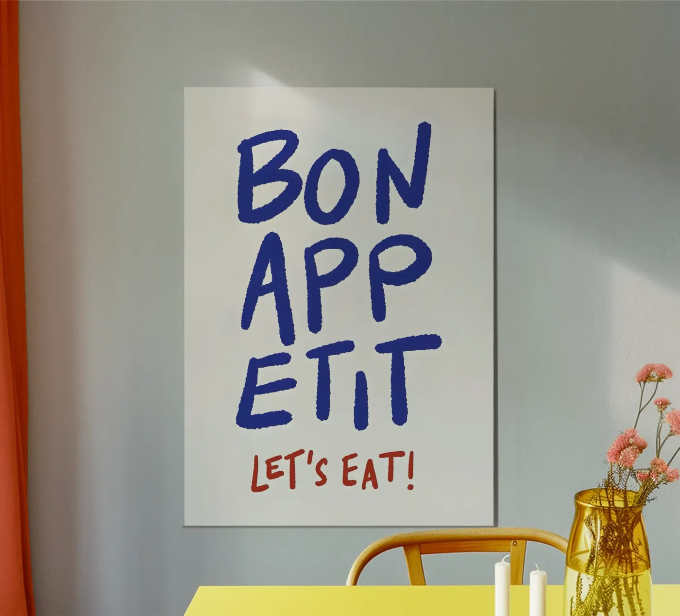 Lest eat poster da QuoteFrame