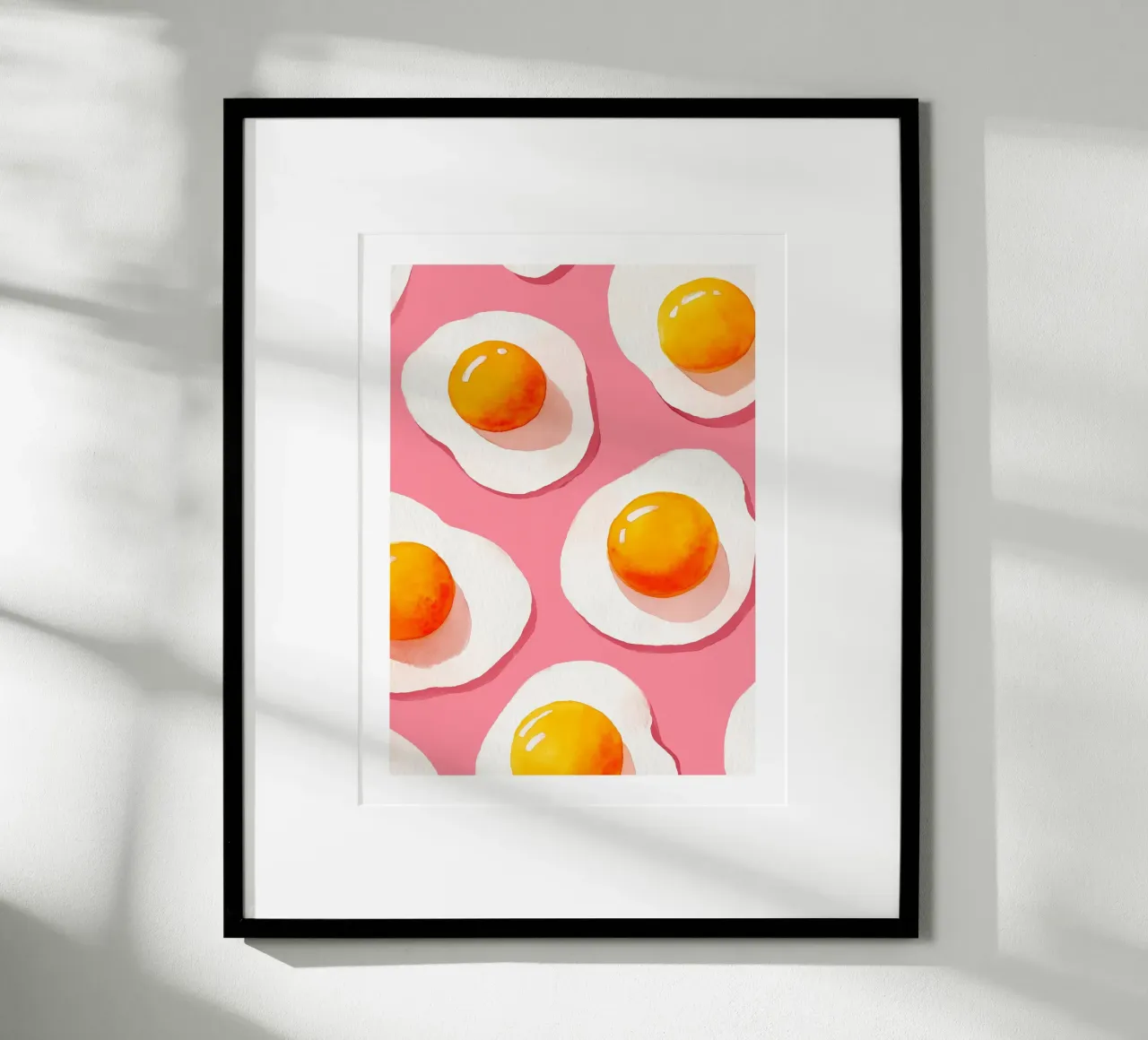 Sunny Egg Pattern poster by Spice & Spoon Studio