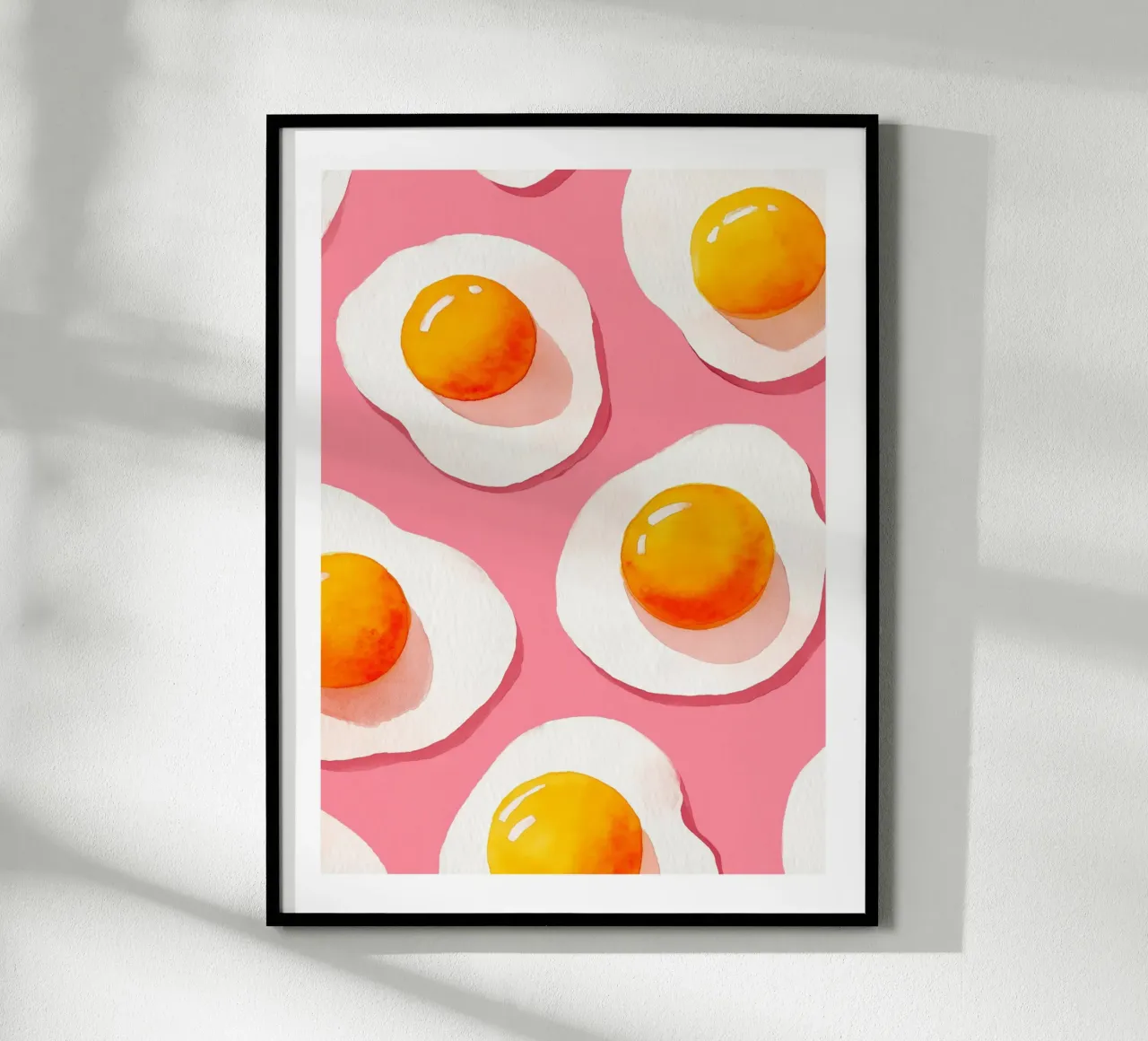Sunny Egg Pattern poster by Spice & Spoon Studio