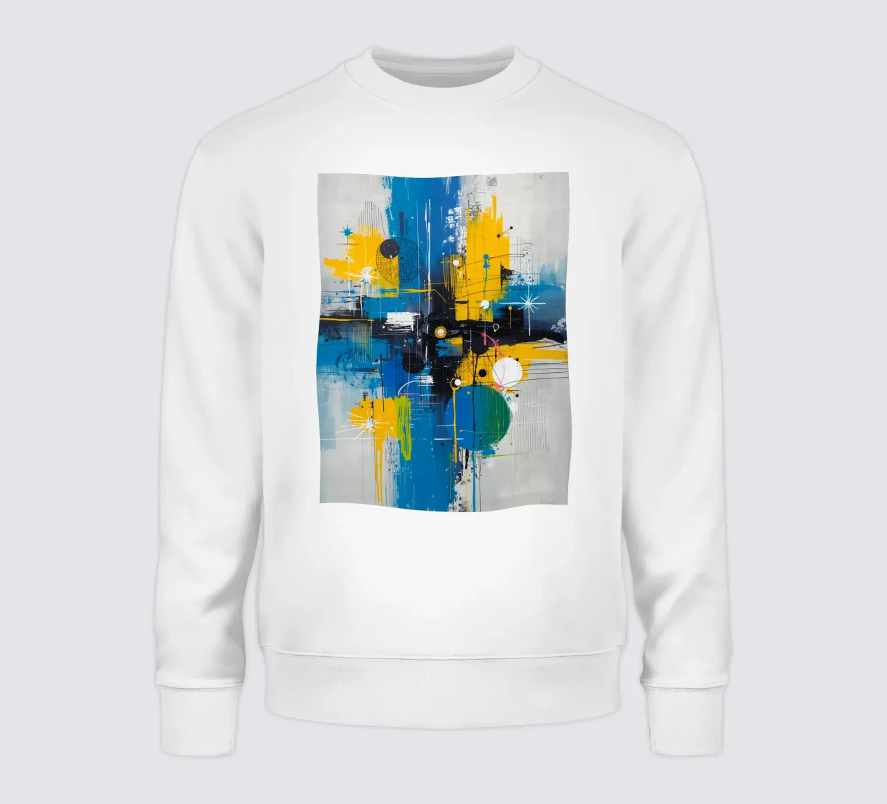 Espressione astratta felpa da uniqe world