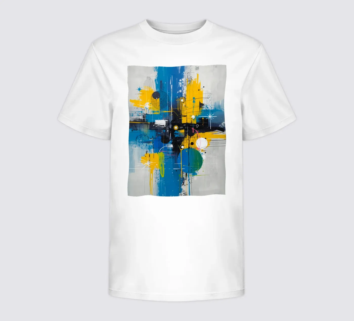 Abstrakter Ausdruck Kinder T-Shirt von uniqe world