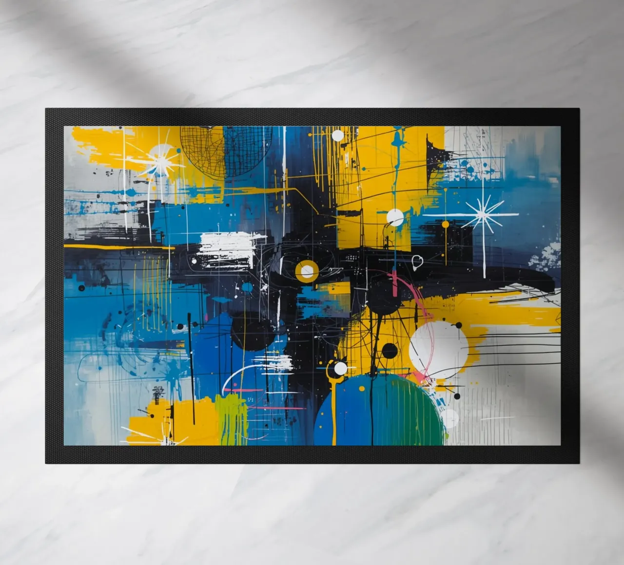 Abstract Expression doormat by uniqe world