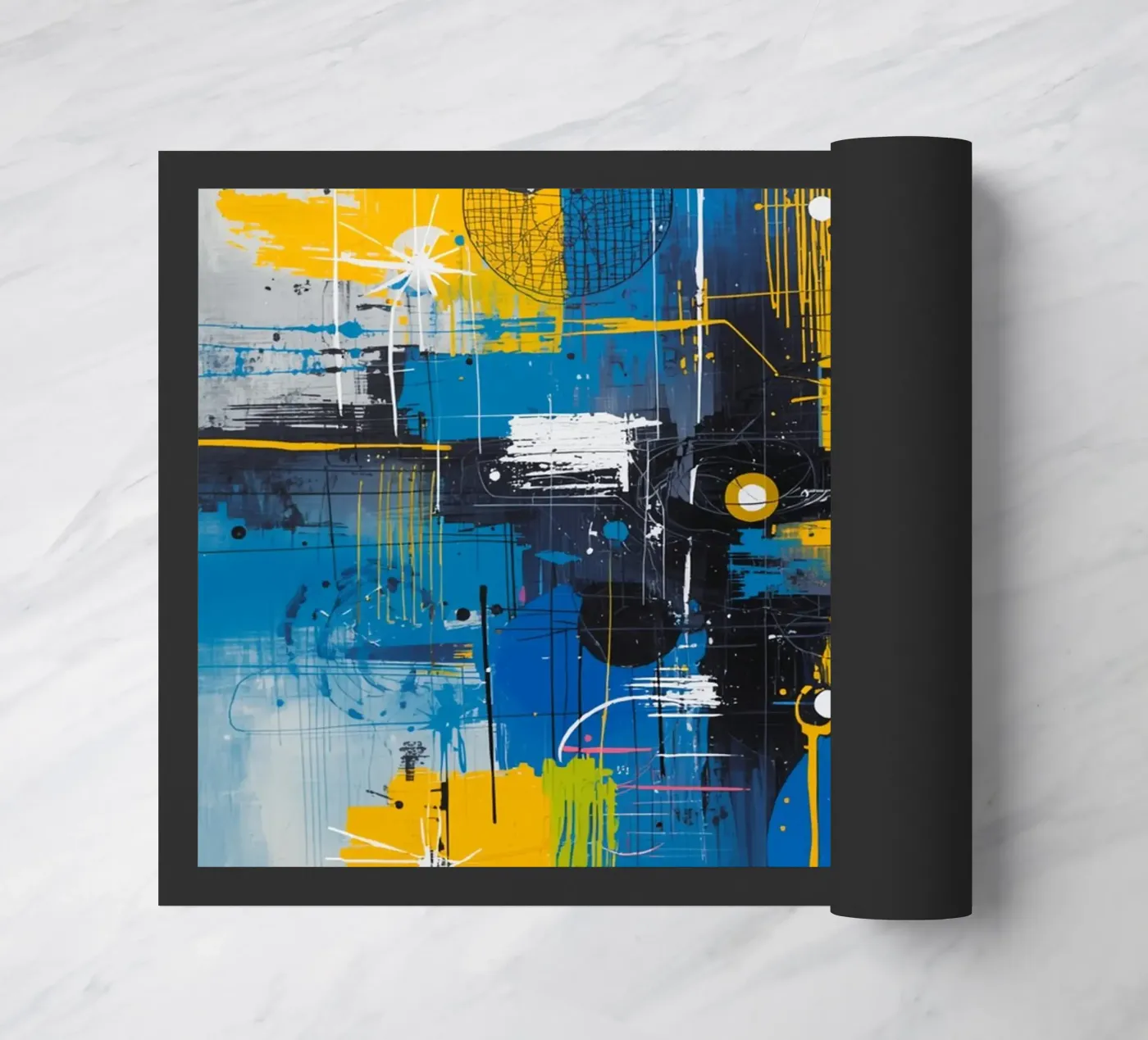 Abstract Expression zerbino da uniqe world