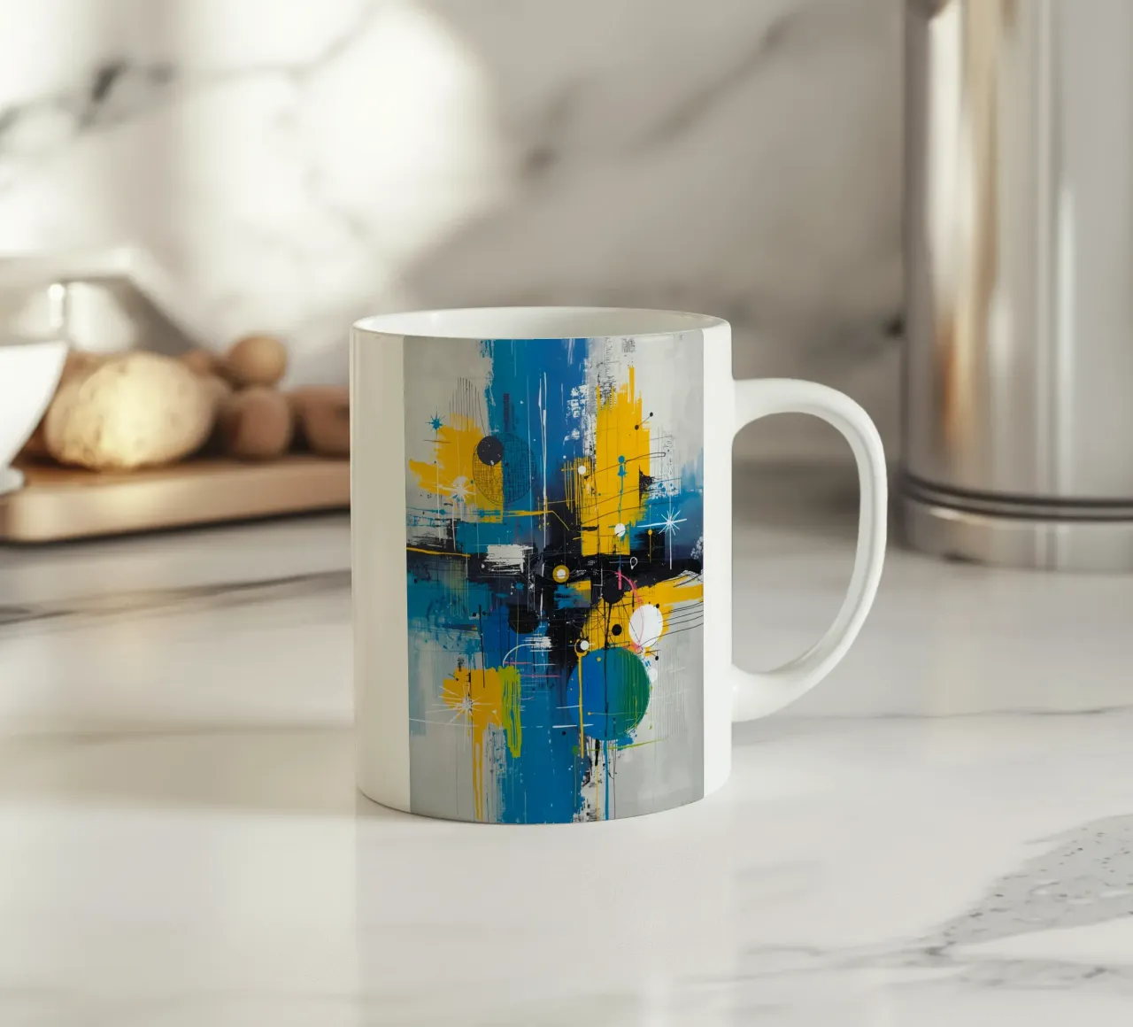 Abstract Expression ceramic mug by uniqe world