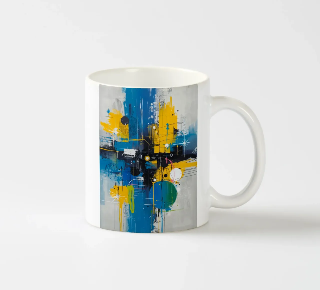 Abstract Expression ceramic mug by uniqe world